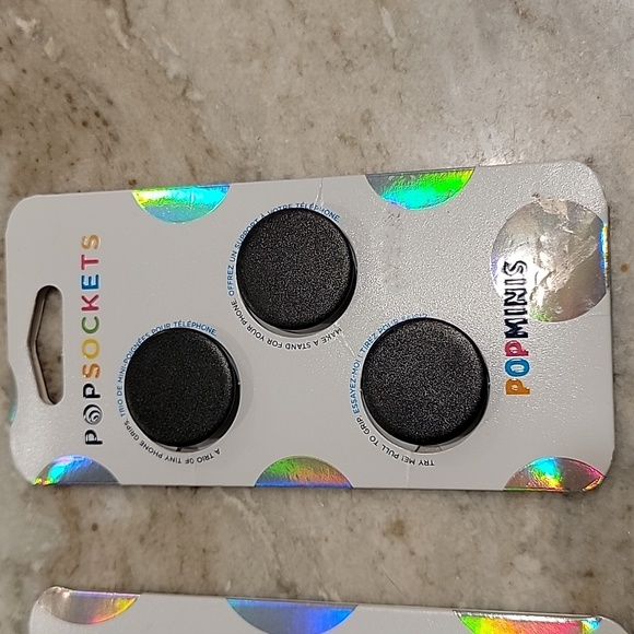 NWT POPSOCKET PopMinis Triple Black 3 Pack and FullSize Her Imminence Phone Grip - Picture 4 of 4